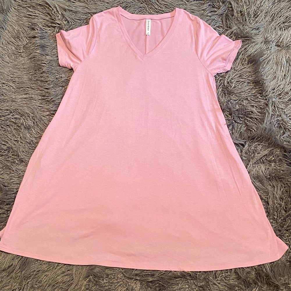 Flair hem dress